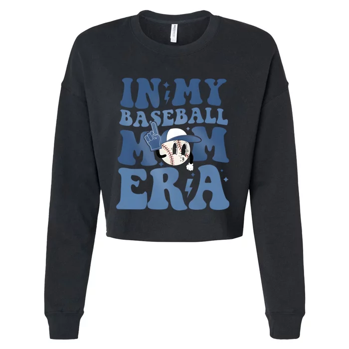 In My Baseball Era Baseball Game Day Cropped Pullover Crew