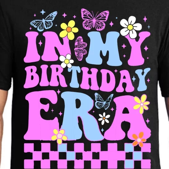 In My Birthday Era Retro Funny Bday Gifts Girl Pajama Set