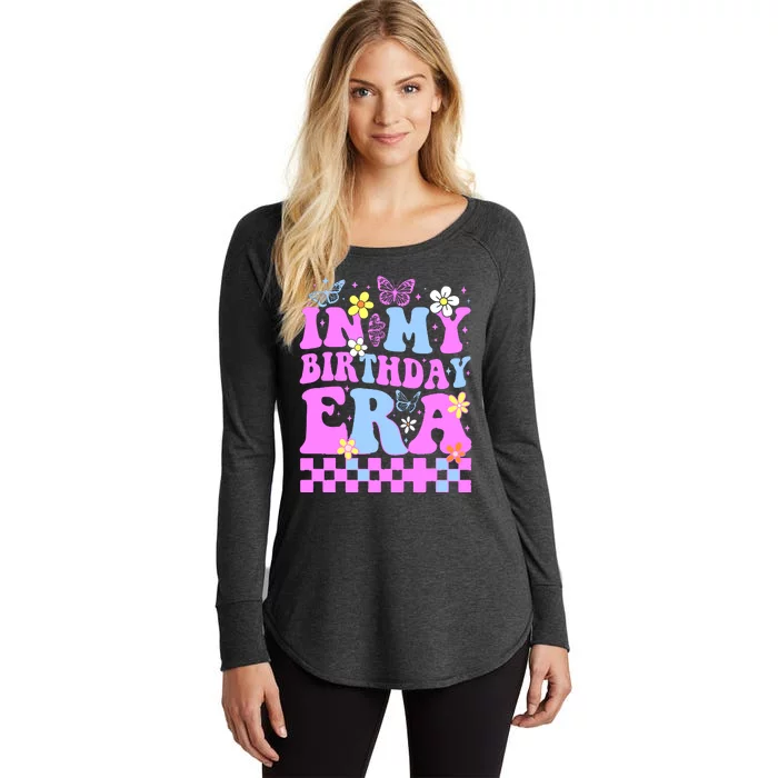 In My Birthday Era Retro Funny Bday Gifts Girl Women's Perfect Tri Tunic Long Sleeve Shirt