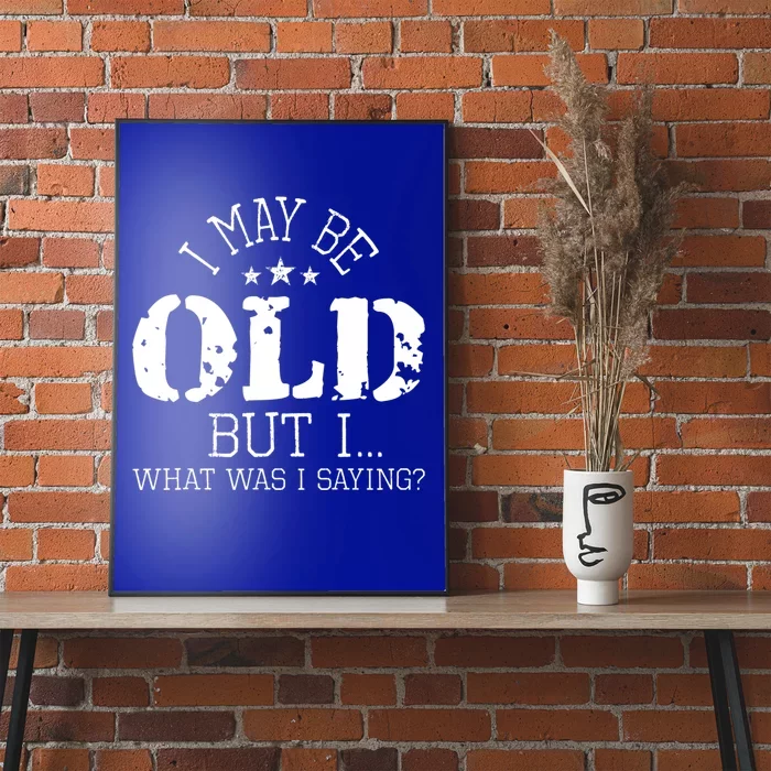 I May Be Old Old People Senior Citizen Retiree Old Age Poster