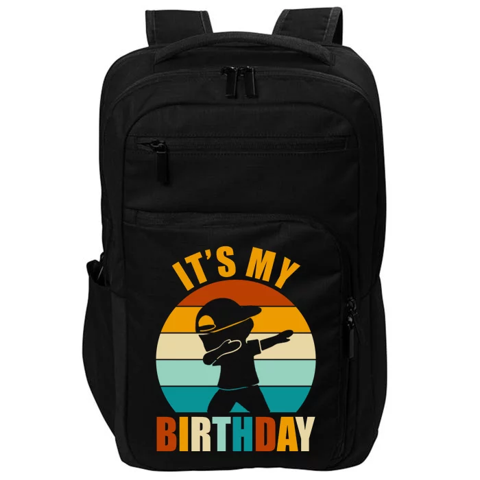 Its My Birthday Dab Retro Sunset Impact Tech Backpack