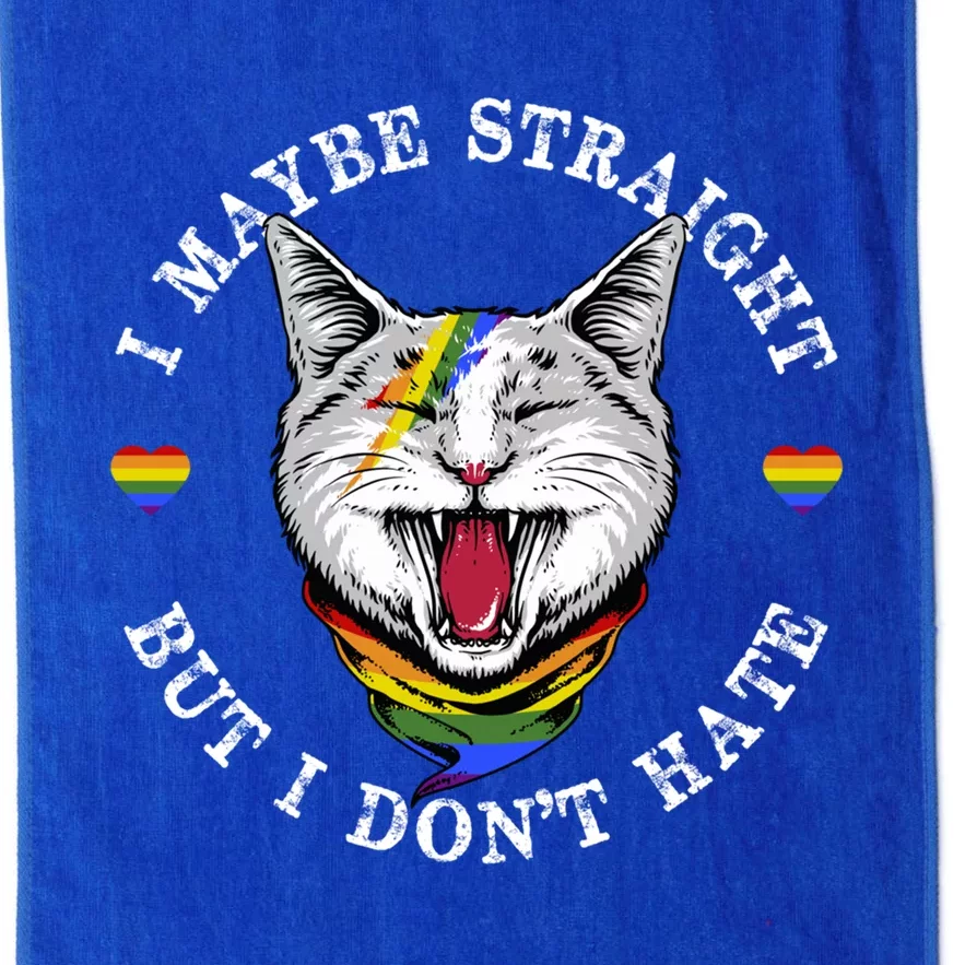 I May Be Straight But I Dont Hate For A Lgbt Pride Support Gift Platinum Collection Golf Towel