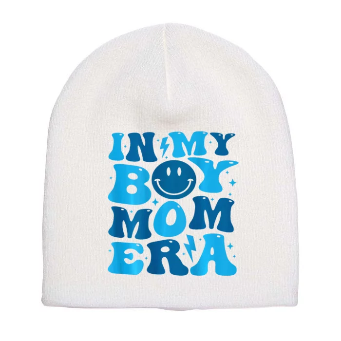 In My Boy Mom Era Short Acrylic Beanie