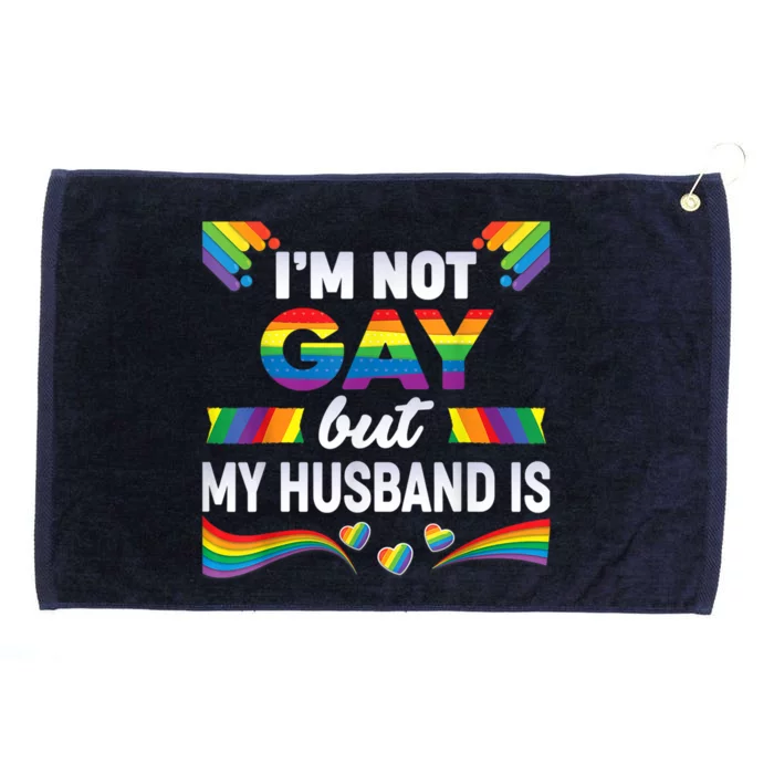 I May Be Straight But I Dont Hate For Supporter Lgbt Great Gift Grommeted Golf Towel