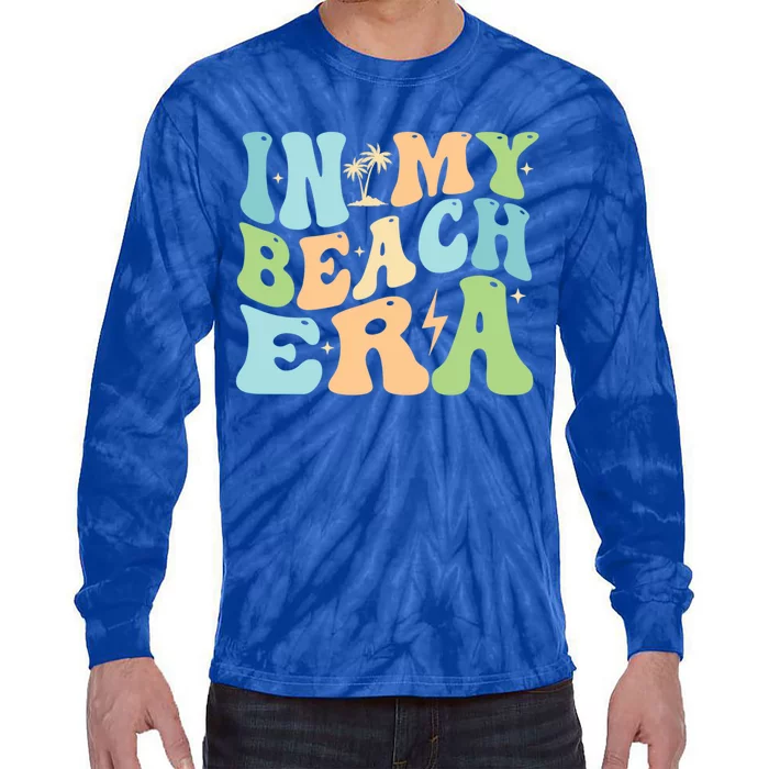 In My Beach Era Groovy Summer Gift Tie-Dye Long Sleeve Shirt