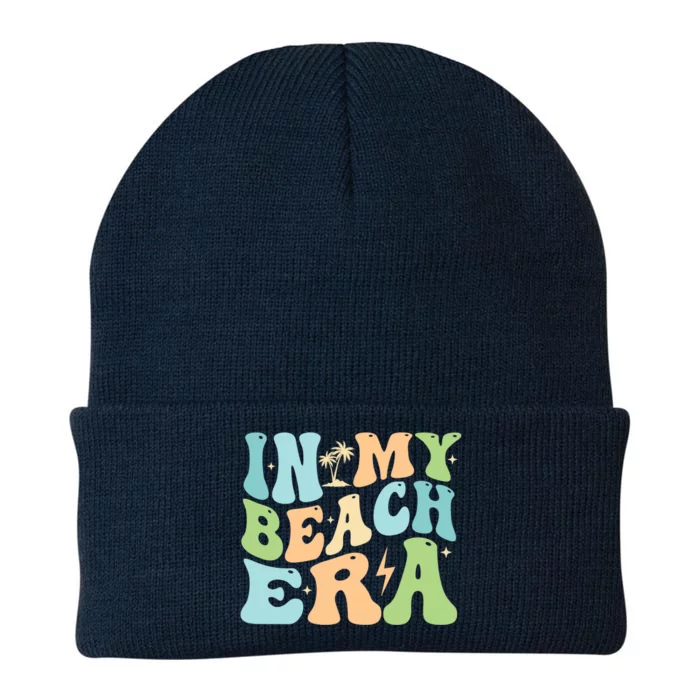 In My Beach Era Groovy Summer Gift Knit Cap Winter Beanie