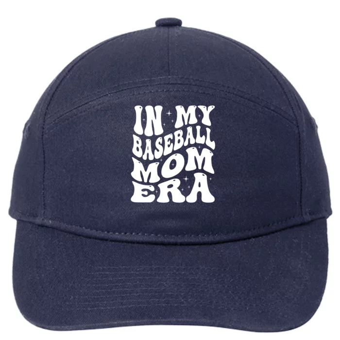 In My Baseball Mom Era 7-Panel Snapback Hat