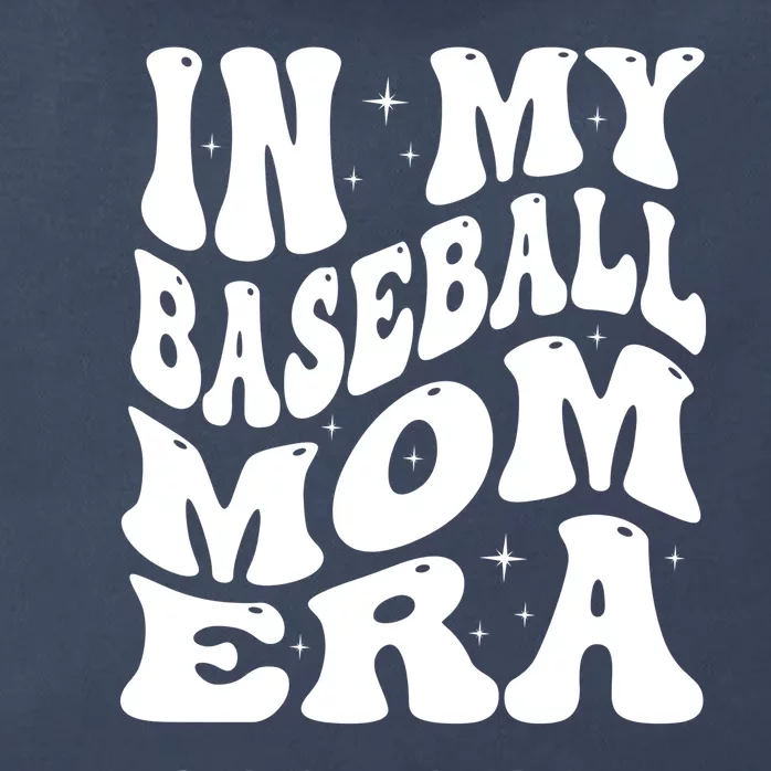 In My Baseball Mom Era Zip Tote Bag