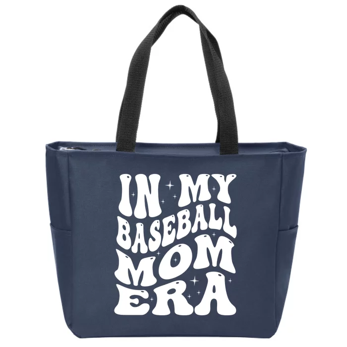 In My Baseball Mom Era Zip Tote Bag