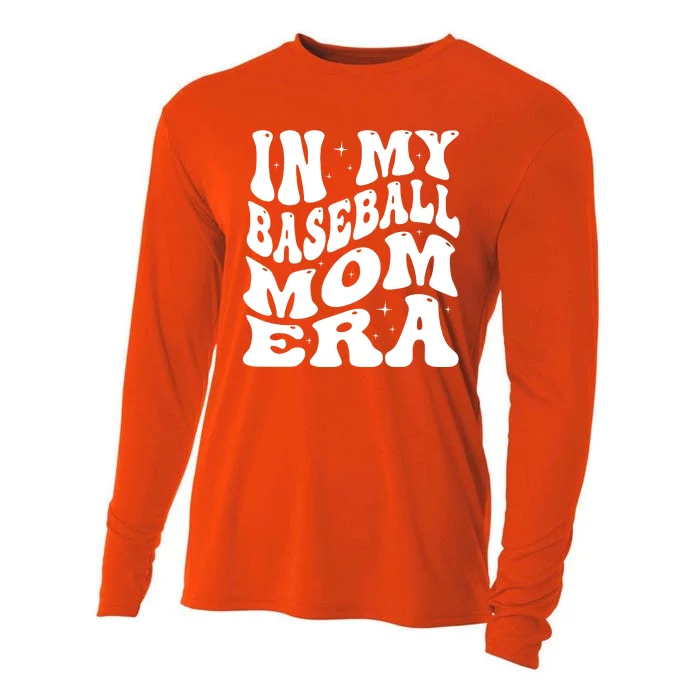 In My Baseball Mom Era Groovy Cooling Performance Long Sleeve Crew