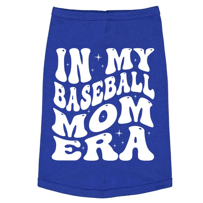 In My Baseball Mom Era Groovy Doggie Tank