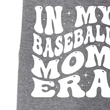 In My Baseball Mom Era Groovy Doggie 3-End Fleece Hoodie