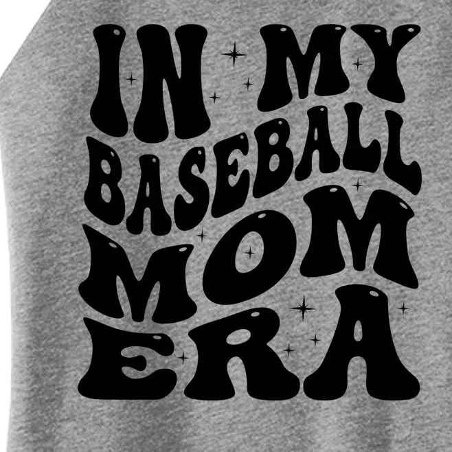 In My Baseball Mom Era Groovy Women’s Perfect Tri Rocker Tank