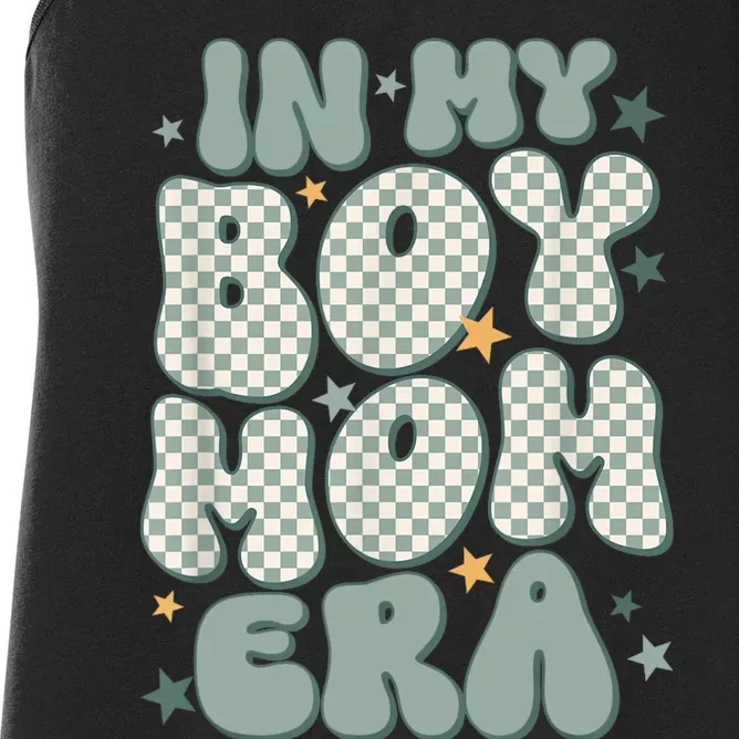 In My Boy Mom Era Women's Racerback Tank