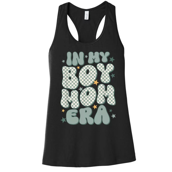 In My Boy Mom Era Women's Racerback Tank