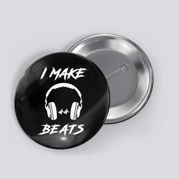 I Make Beats Beat Pad Dj Audio Music Producer Gift Button