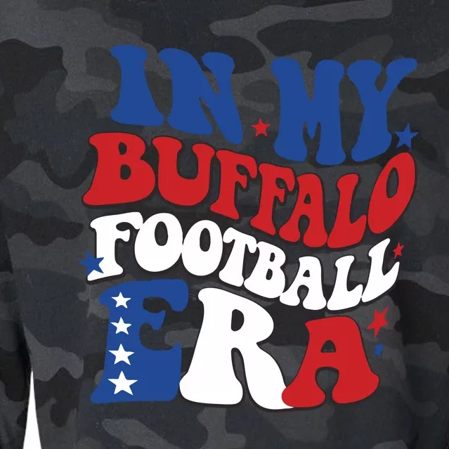 In My Buffalo Footbal Era Buffalo Football Cropped Pullover Crew