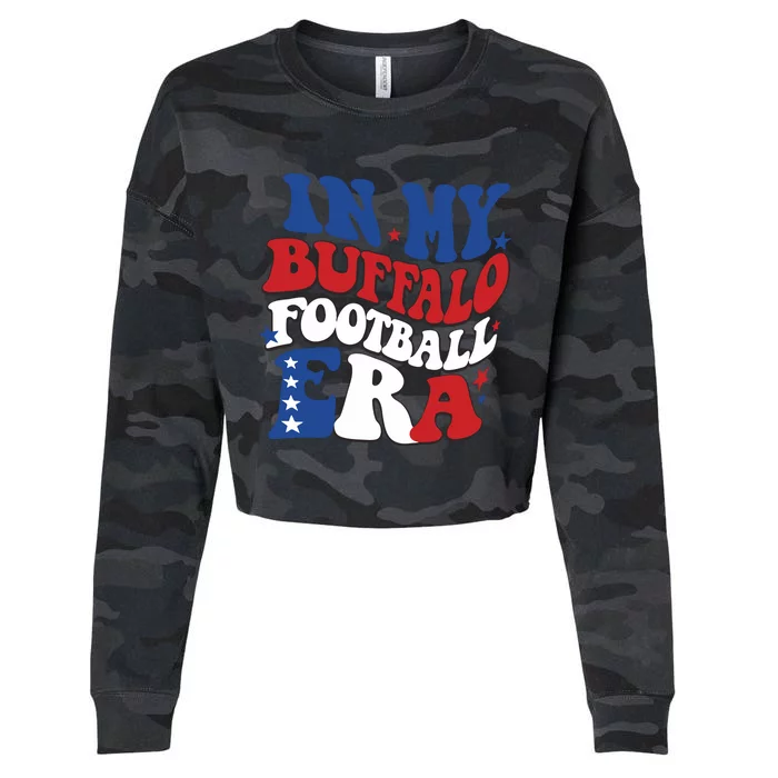 In My Buffalo Footbal Era Buffalo Football Cropped Pullover Crew