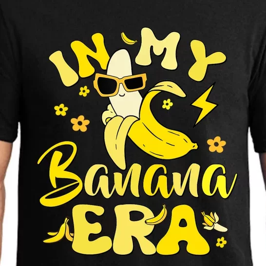 In My Banana Era Funny Banana Lover Retro Bananas Pajama Set