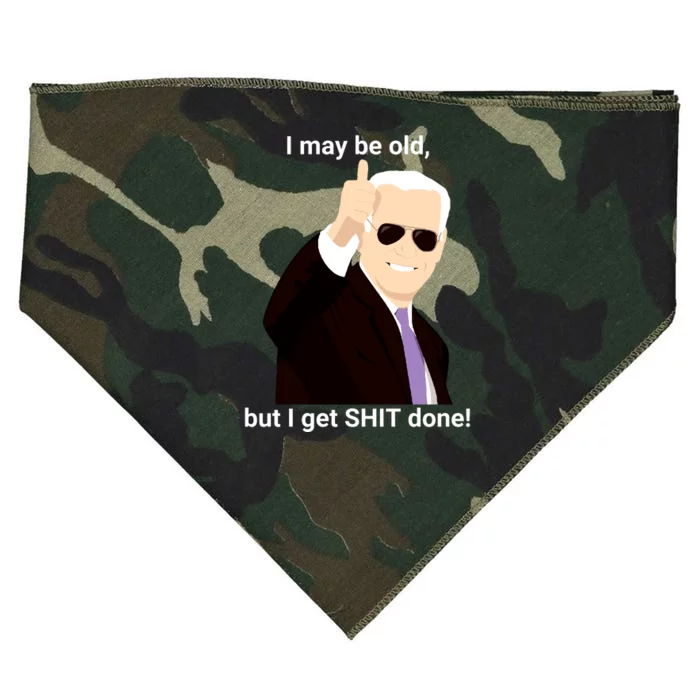 I May Be Old But I Get Shit Done USA-Made Doggie Bandana