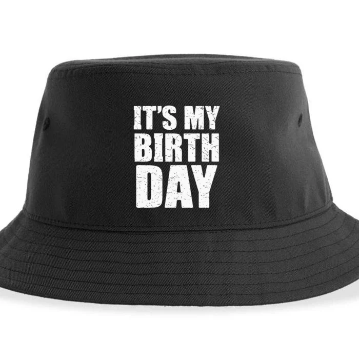 Its My Birthday Kids Birthday Party Theme Sustainable Bucket Hat