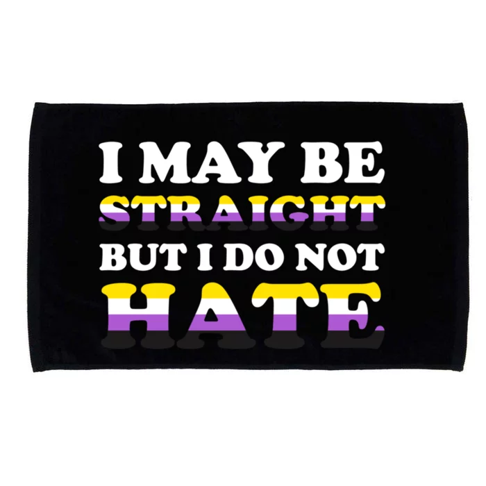 I May Be Straight But I Do Not Hate Bisexual Lgbt Csd Pride Great Gift Microfiber Hand Towel