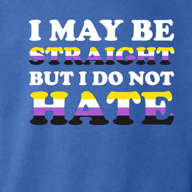 I May Be Straight But I Do Not Hate Bisexual Lgbt Csd Pride Great Gift Toddler Hoodie