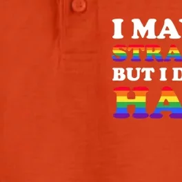 I May Be Straight But I Do Not Hate Lgbt Lgbtq Csd Gift Dry Zone Grid Performance Polo