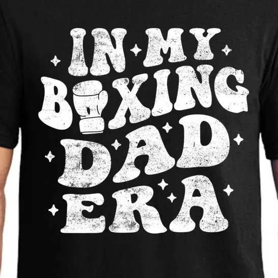 In My Boxing Dad Era Funny Boxing Dad Fathers Day Groovy Cute Gift Pajama Set