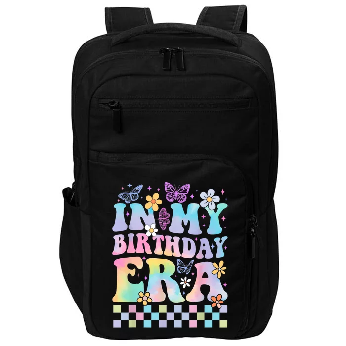 In My Birthday Era Retro Funny Bday Gifts Girl Impact Tech Backpack