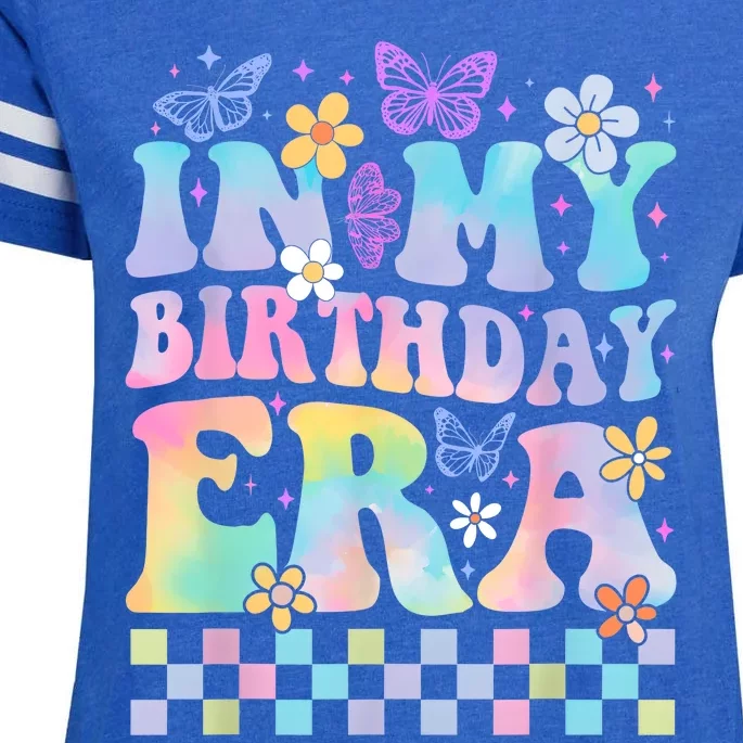 In My Birthday Era Retro Funny Bday Gifts Girl Enza Ladies Jersey Football T-Shirt