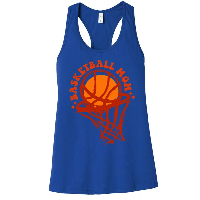 In My Basketball Mom Era Basketball Lover Mom Basketball Gift Women's Racerback Tank