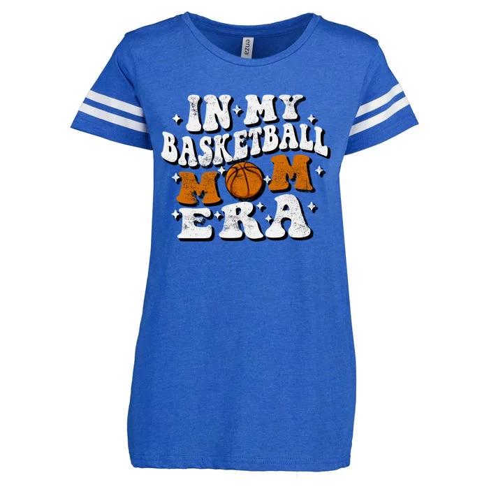 In My Basketball Mom Era Funny Lover Mom Basketball Player Gift Enza Ladies Jersey Football T-Shirt