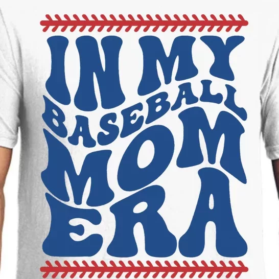 In My Baseball Mom Era Funny Family Mama Gifts Pajama Set