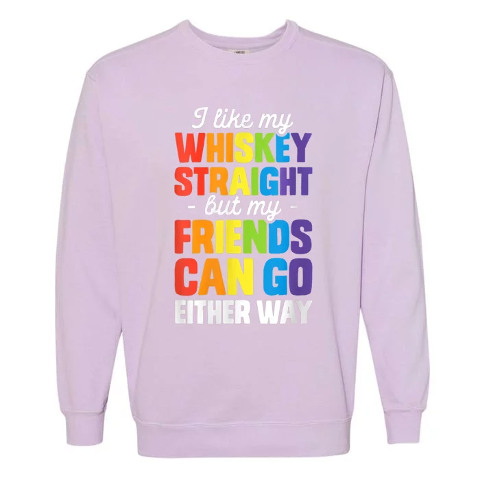 I May Be Straight But I Dont Hate Lgbt Gay Pride Gift Garment-Dyed Sweatshirt