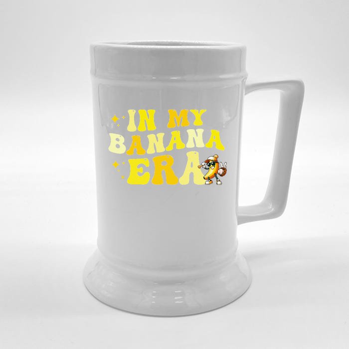 In My Banana Era Fruit Lover Baseball Player Front & Back Beer Stein