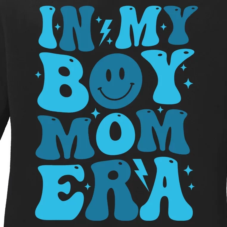 In My Boy Mom Era Ladies Long Sleeve Shirt