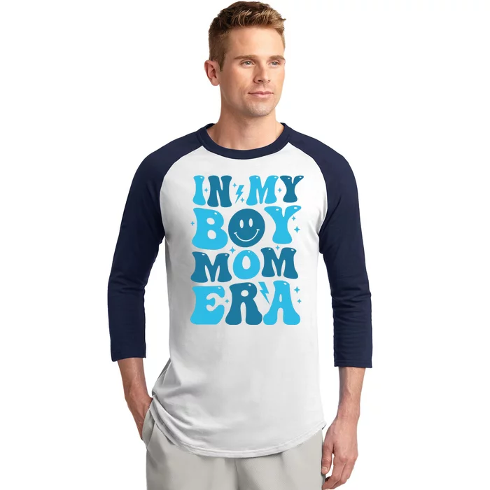 In My Boy Mom Era Baseball Sleeve Shirt