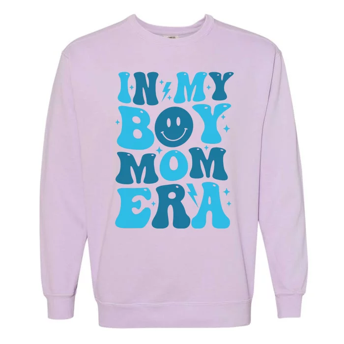 In My Boy Mom Era Garment-Dyed Sweatshirt