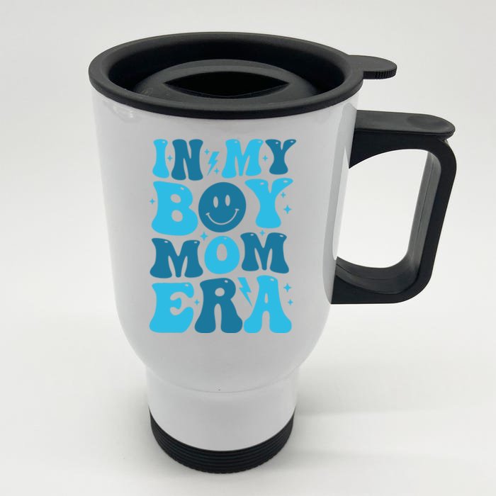 In My Boy Mom Era Front & Back Stainless Steel Travel Mug