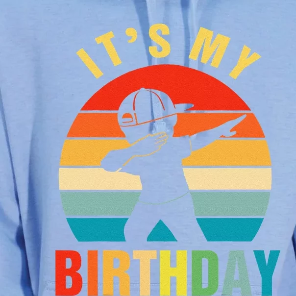 Its My Birthday Dabbing Birthday Gift Unisex Surf Hoodie