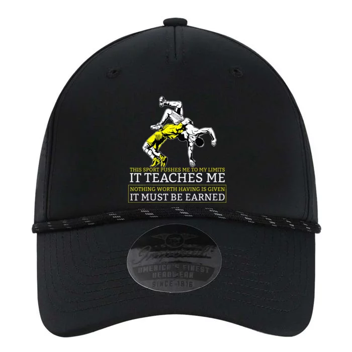 It Must Be Earned Wrestling Performance The Dyno Cap