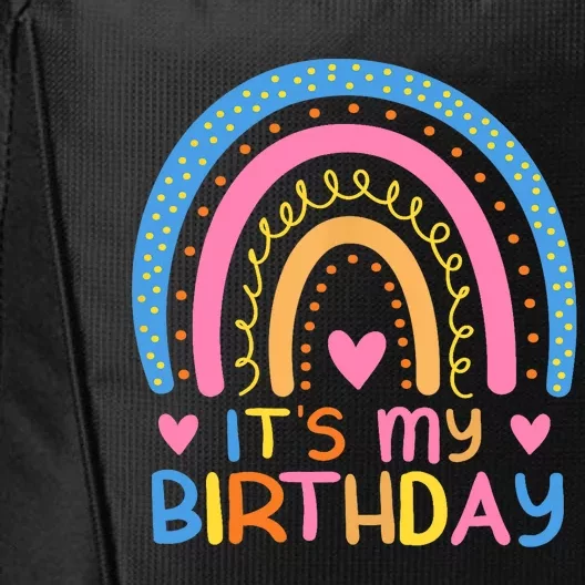 IT’S MY BIRTHDAY RAINBOW for Wo Teens Girl Gift City Backpack