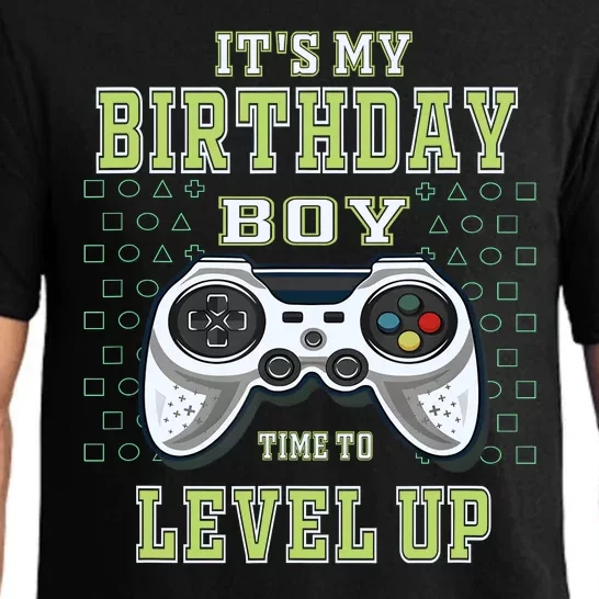 Its My Birthday Boy Time To Level Up Video Game Pajama Set