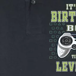 Its My Birthday Boy Time To Level Up Video Game Softstyle Adult Sport Polo