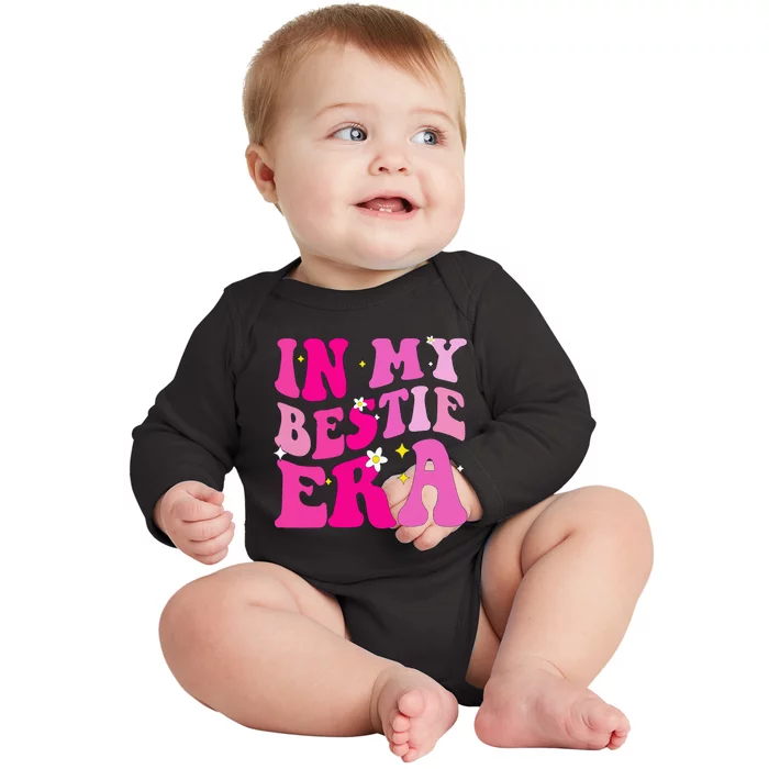 In My Bestie Era Boy Matching Friends Baby Long Sleeve Bodysuit