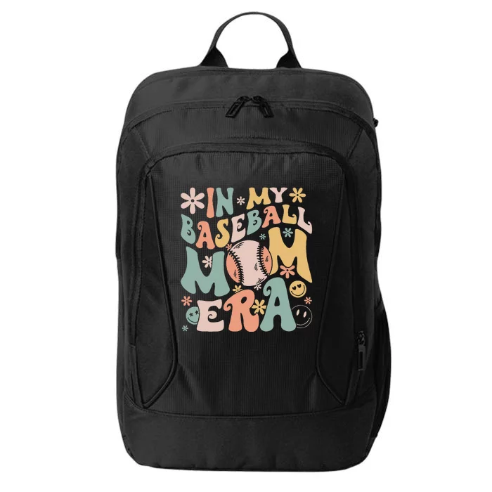 In My Baseball Mom Era Funny Baseball Mama Mothers Day Gifts City Backpack