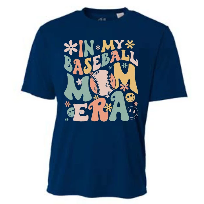 In My Baseball Mom Era Funny Baseball Mama Mothers Day Gifts Cooling Performance Crew T-Shirt