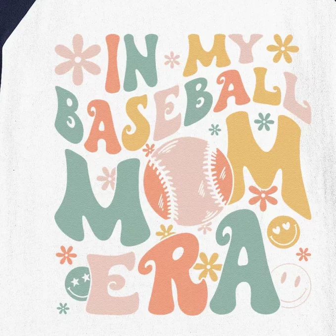 In My Baseball Mom Era Funny Baseball Mama Mothers Day Gifts Baseball Sleeve Shirt