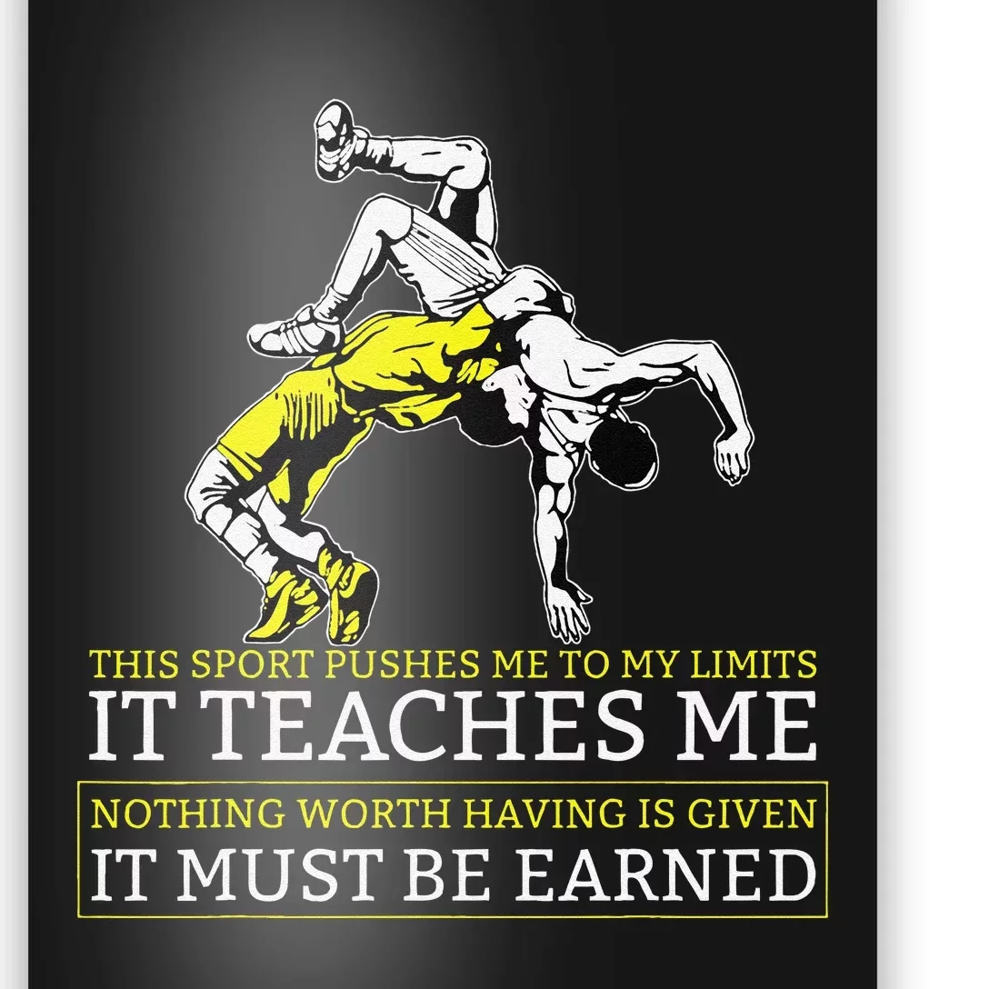 It Must Be Earned Wrestling Poster